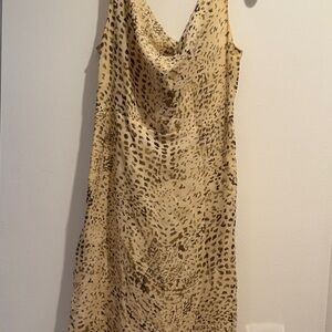 MaxMara Beige Leopard Dress